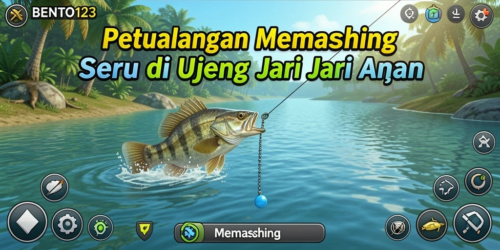 Tampilan antarmuka menarik dari permainan Memancing BENTO123.