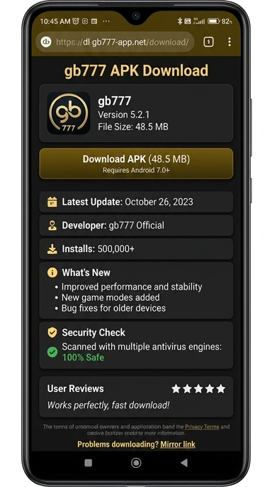 Panduan Unduh dan Instal APK gb777 untuk Android