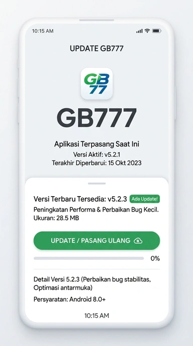 Riwayat Versi Aplikasi gb777 untuk Pengguna Android